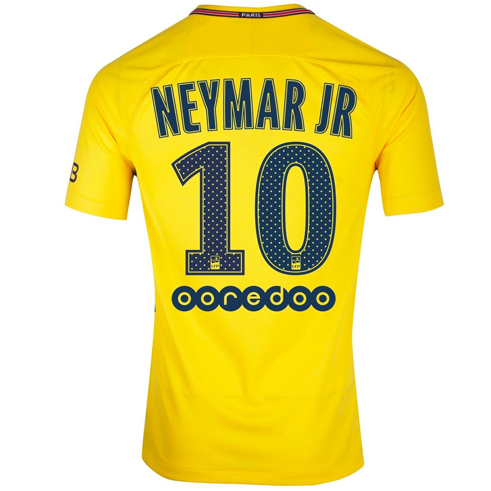 Football Azteca, 2017/18 Paris Saint-Germain Neymar Jr #10 Away Official Nameset