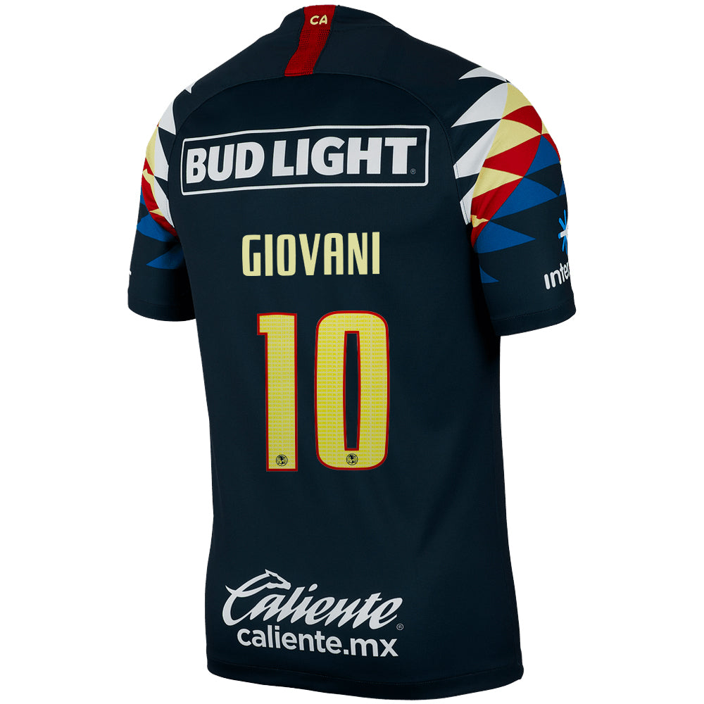 Soccer aztèque, 2019/20 Club America Giovani dos Santos #10 Away Official Nameset