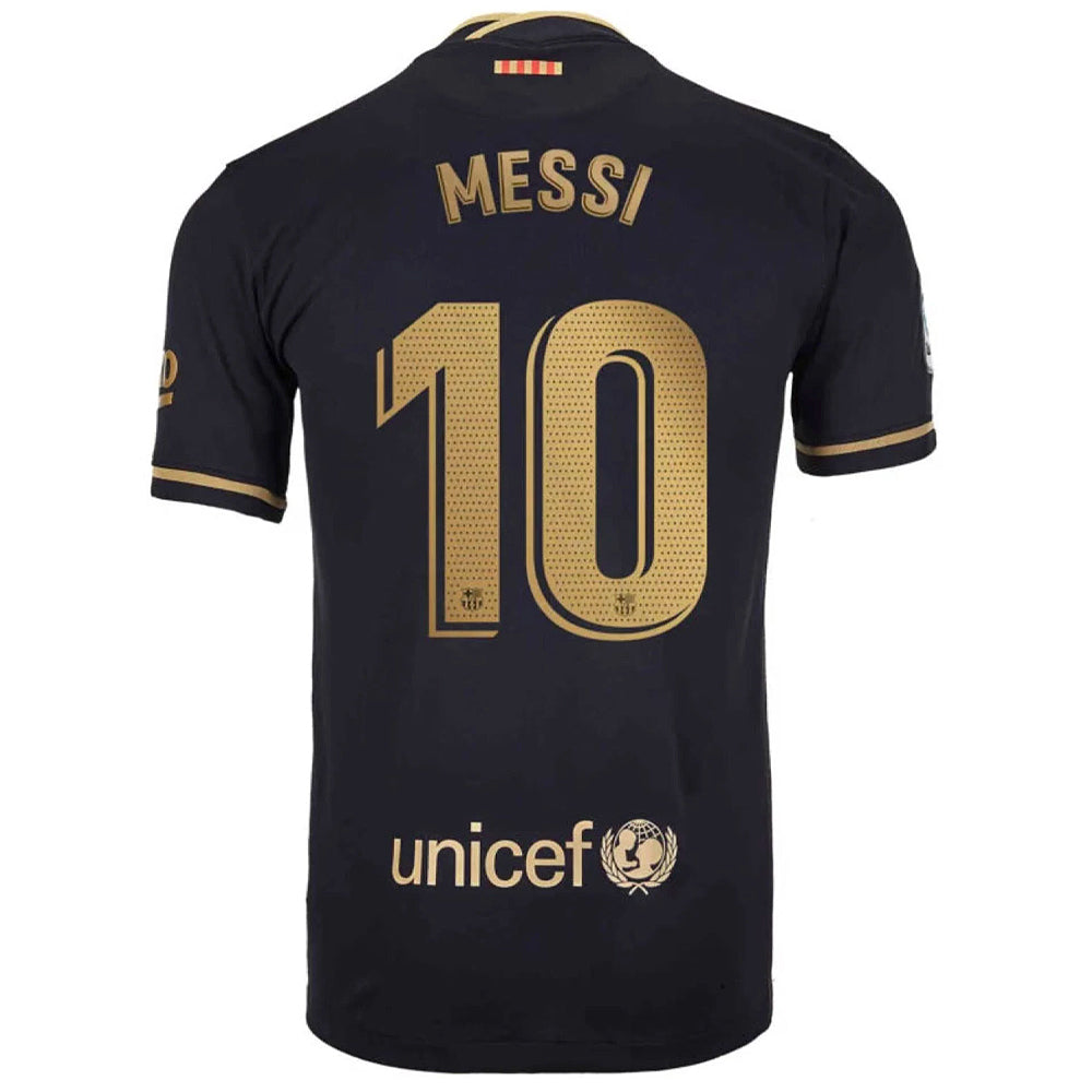 Soccer aztèque, 2020/21 FC Barcelona Away Adult Lionel Messi #10 Official Nameset