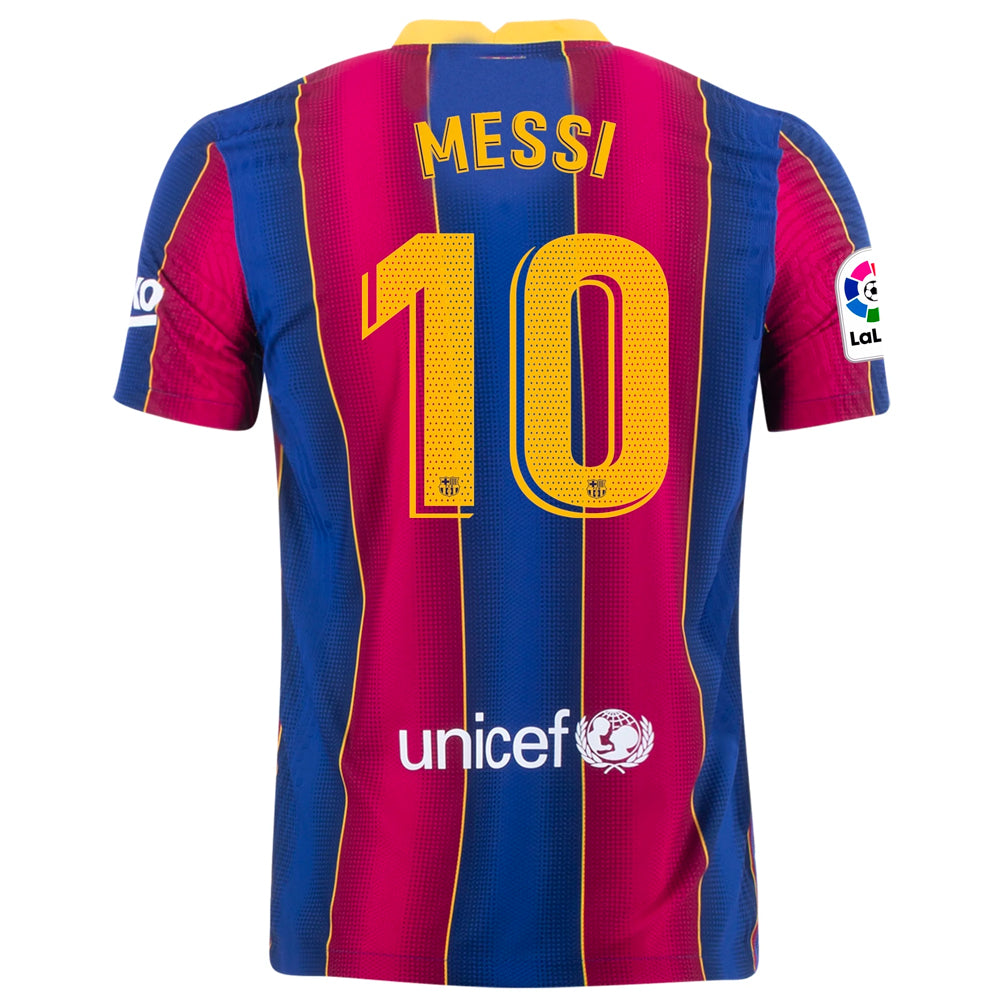 Football Azteca, 2020/21 FC Barcelona Home Adult Lionel Messi #10 Official Nameset