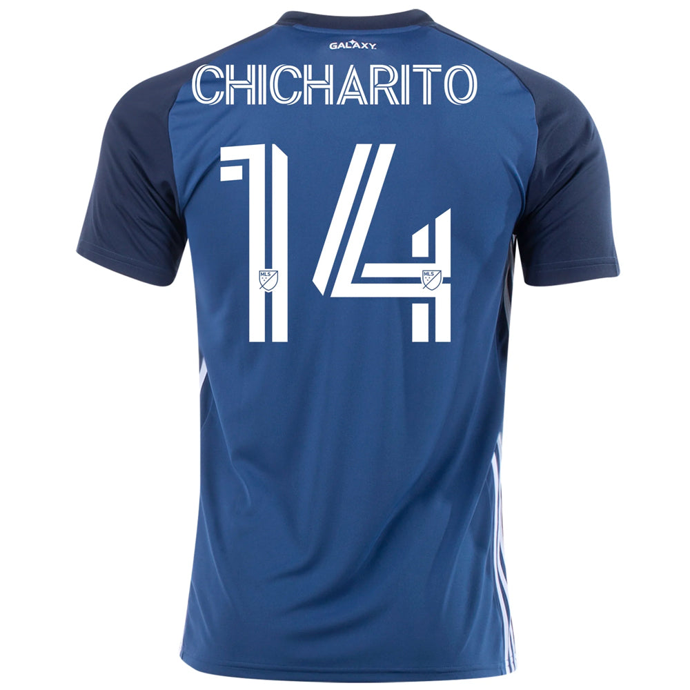 Football Azteca, 2020/21 LA Galaxy Away Chicharito #14 Official Nameset