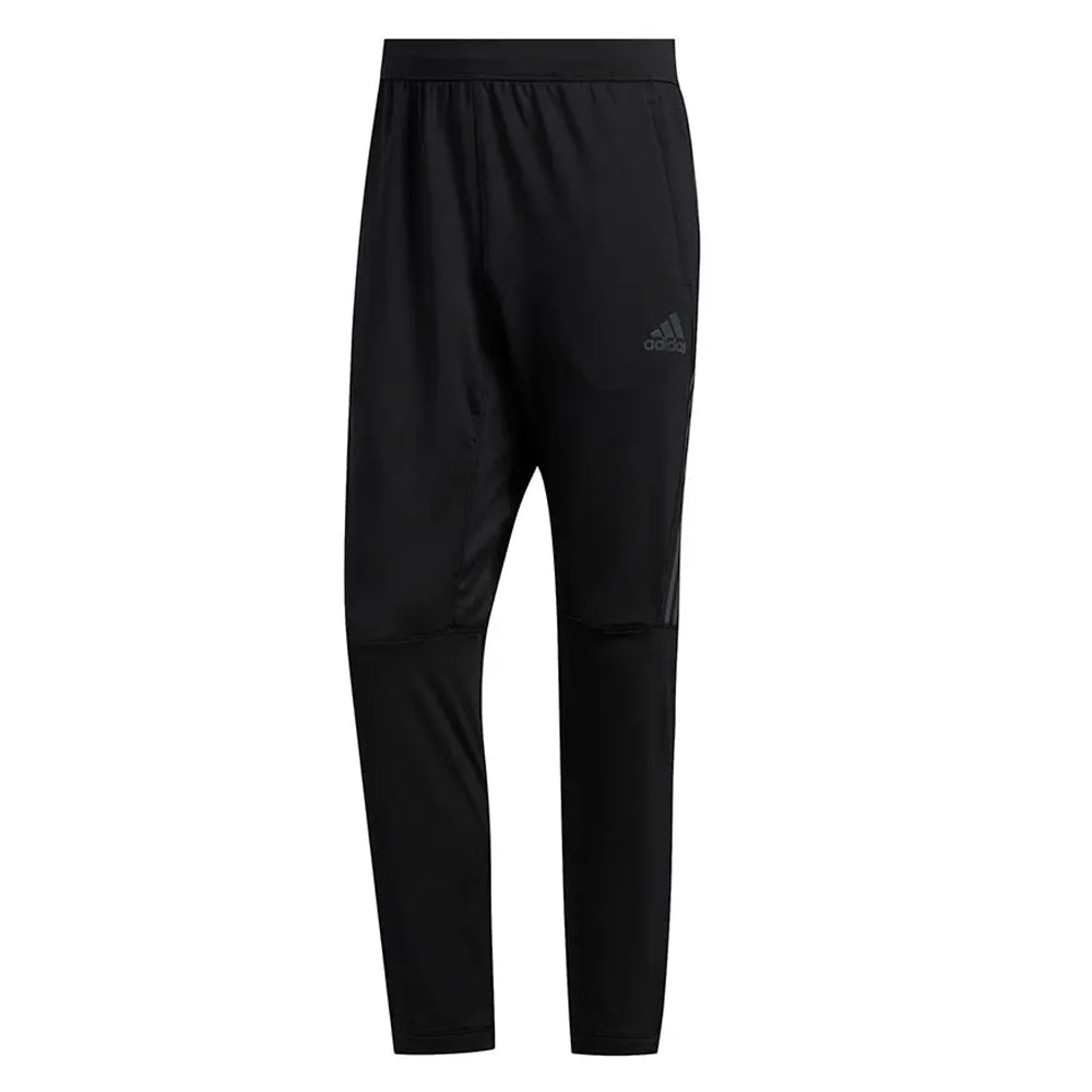 adidas, Addias Hommes Aeroready 3-Stripes Cold Weather Knit Pantalon Noir