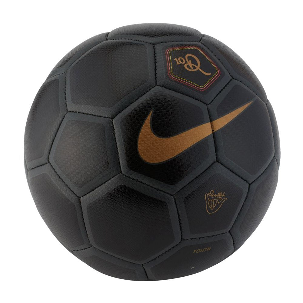 Nike, Ballon de Futsal Nike Menor X 10R Noir/Anthracite/Or Métallique