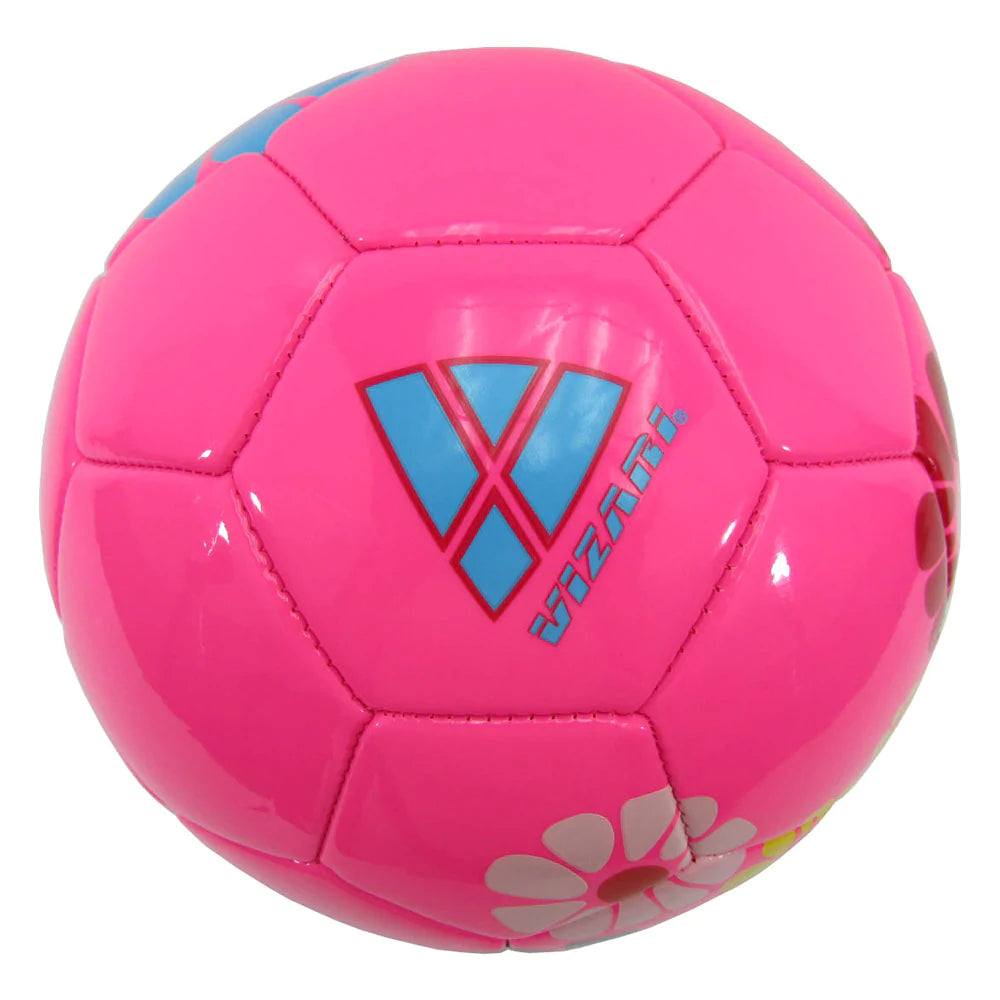 Vizari Sports, Ballon de football Blossom - rose/bleu