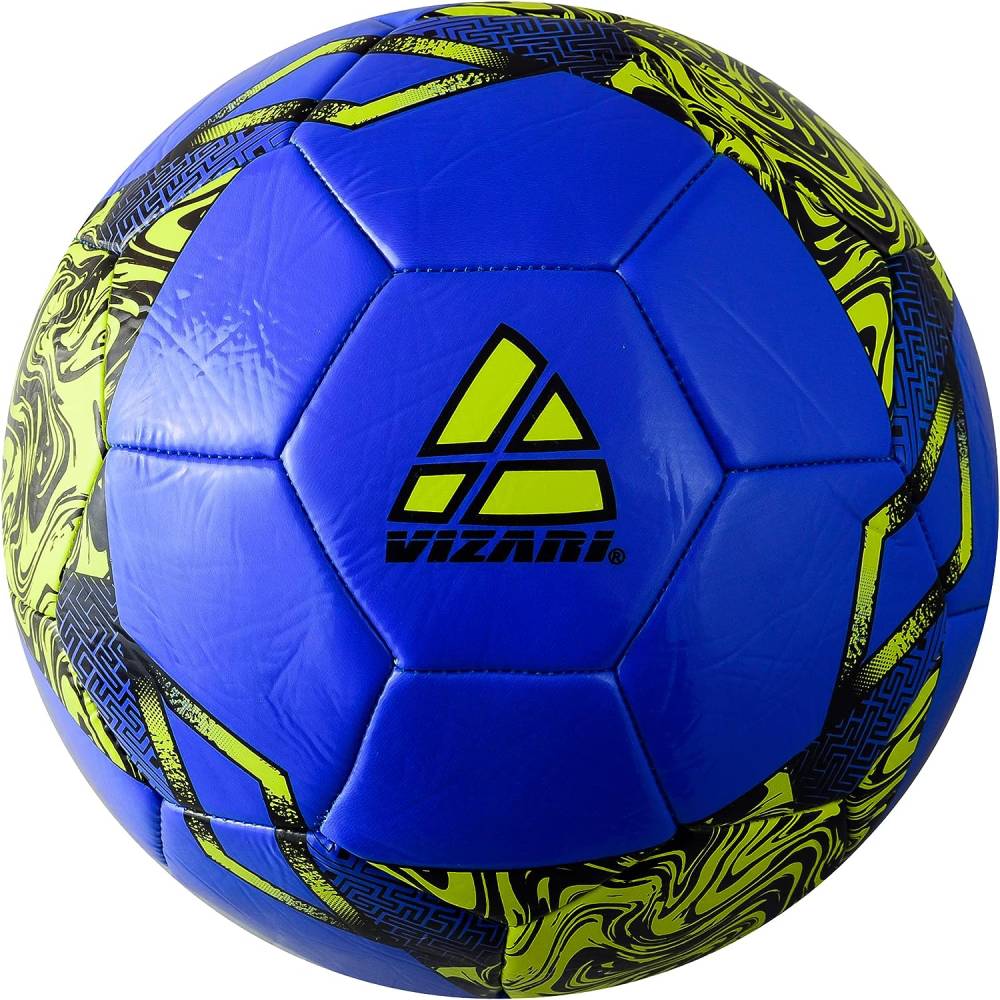 Vizari Sports, Ballon de football Toledo-Bleu/Jaune néon