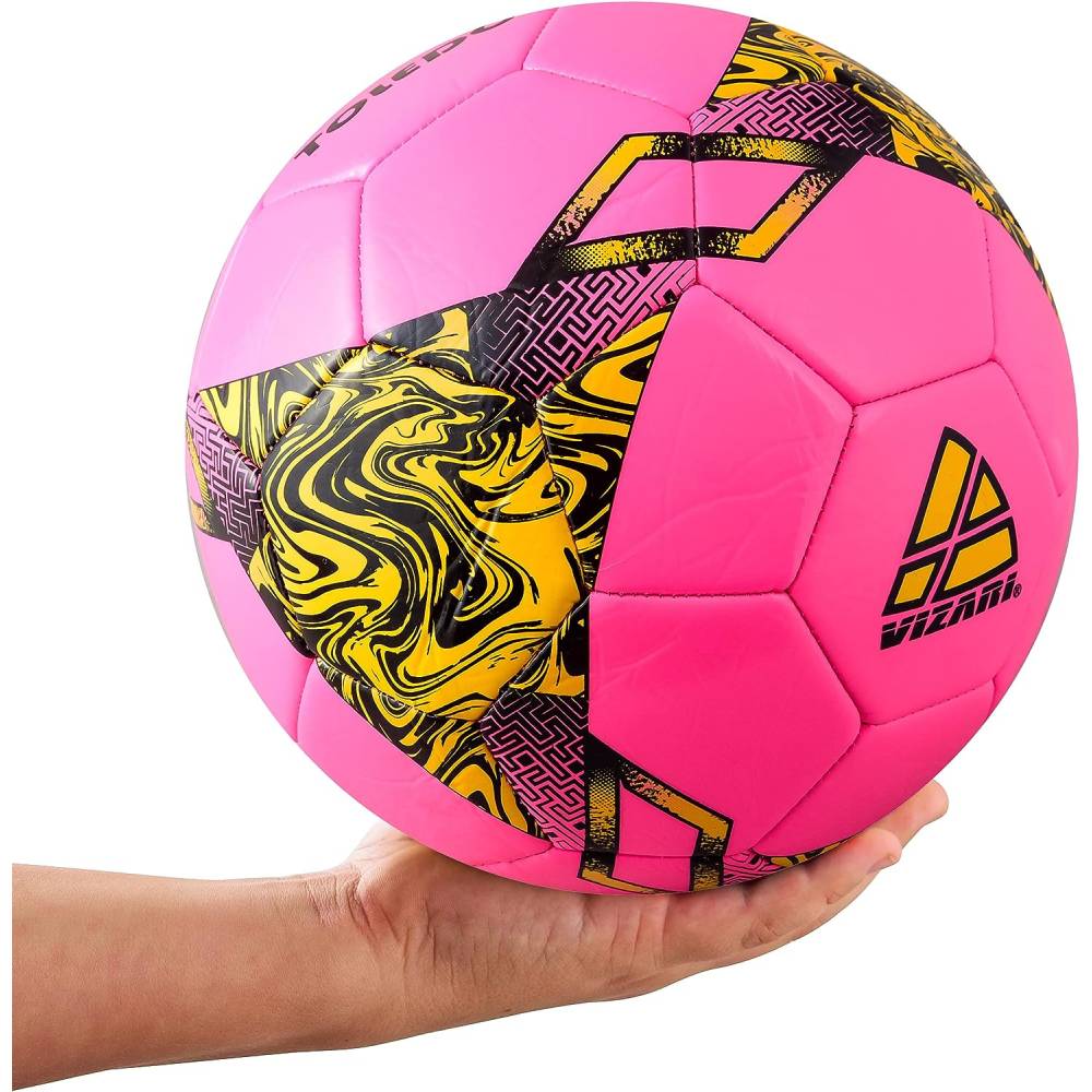 Vizari Sports, Ballon de football Toledo - rose/jaune fluo