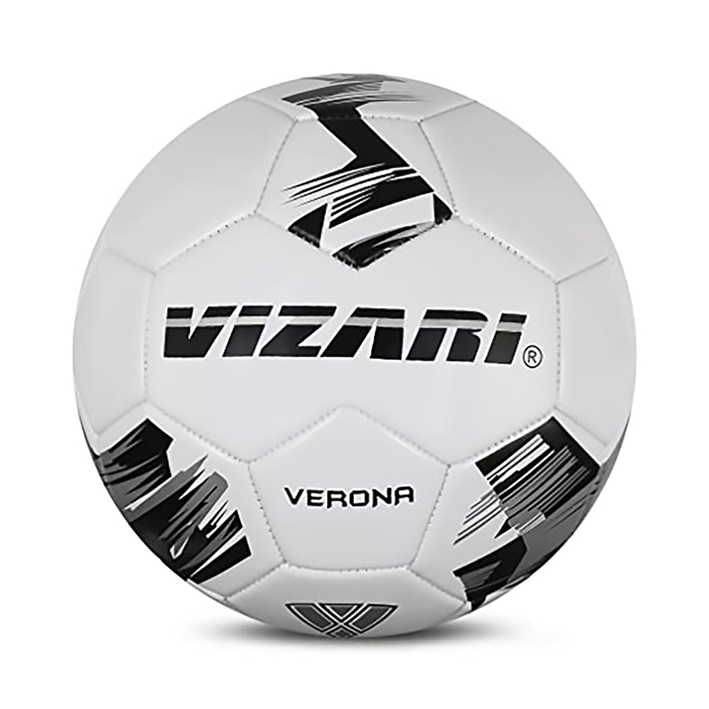 Vizari Sports, Ballon de football Verona-Blanc/Argent/Noir