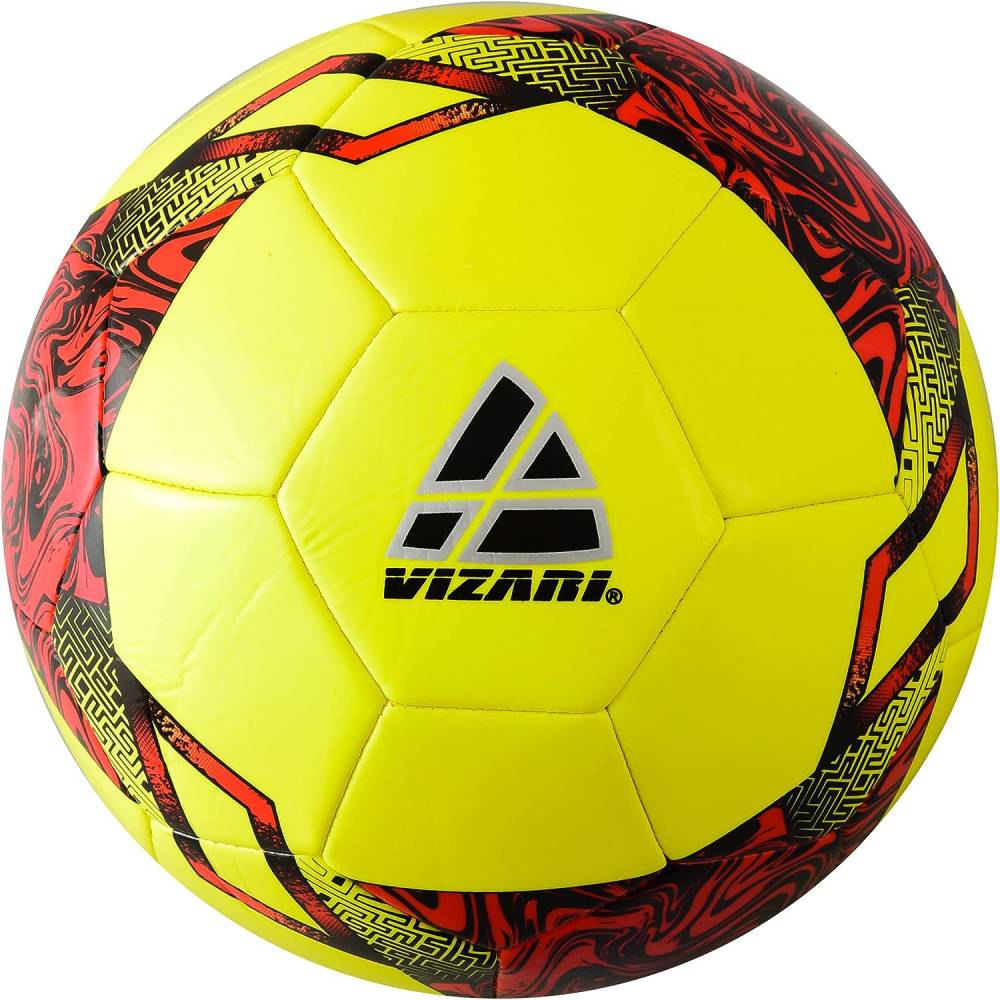 Vizari Sports, Ballon de football de Toledo - jaune fluo/rouge