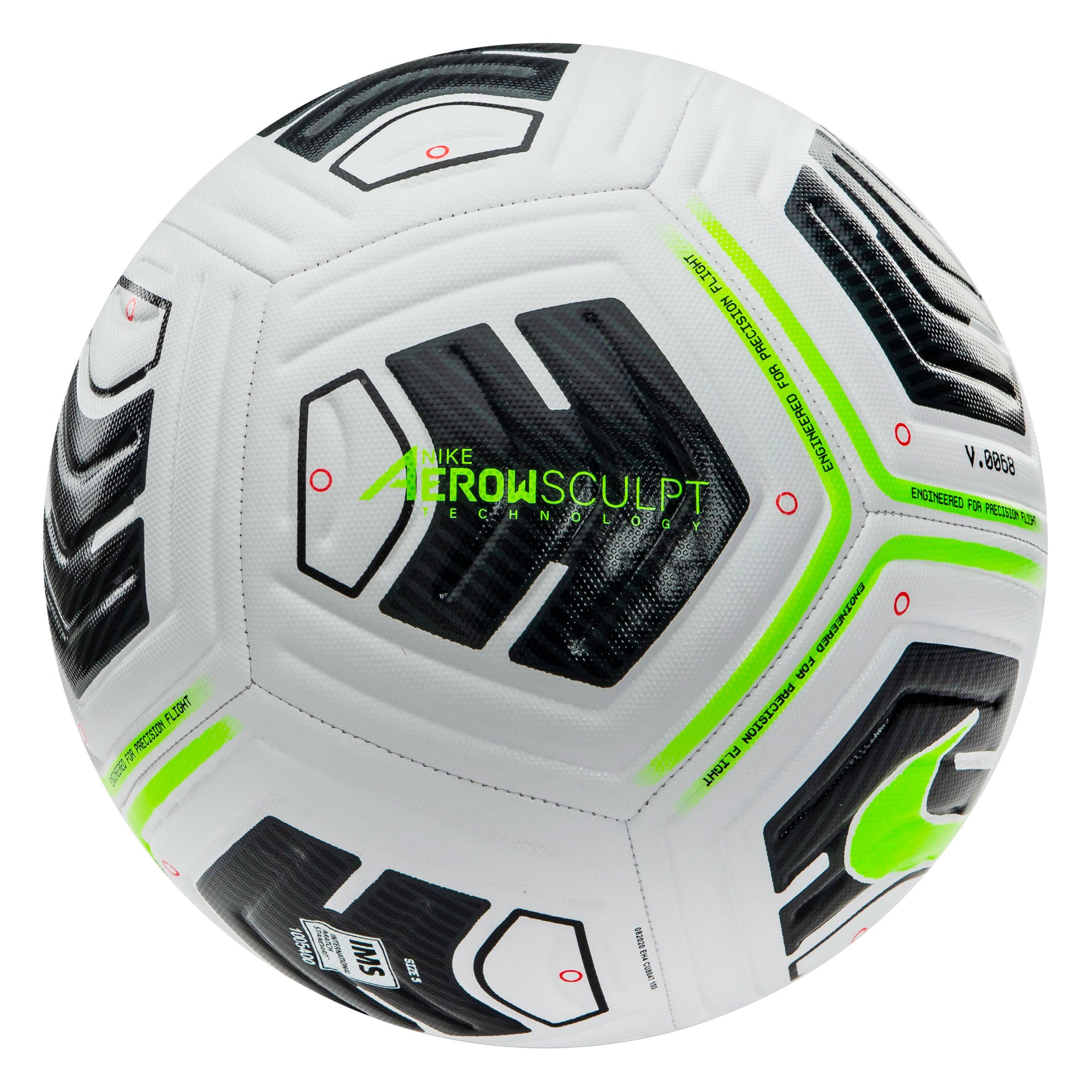 Nike, Ballon d'équipe Nike Academy Blanc/Noir/Volt