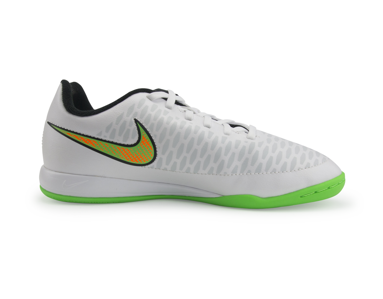 Nike, Chaussures de football d'intérieur Nike Kids Magista Onda Blanc/Vert poison/Noir