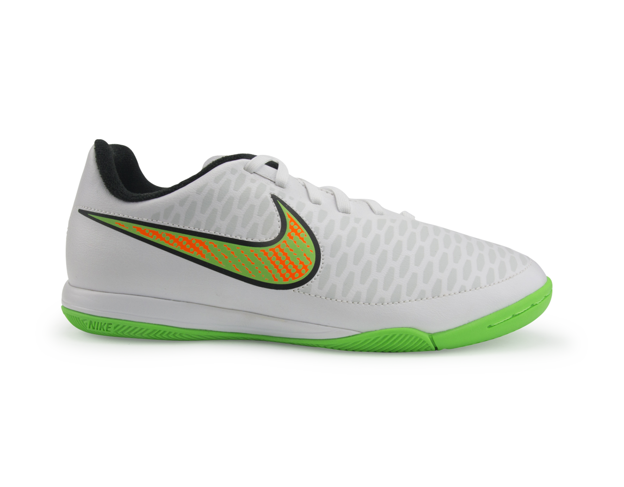 Nike, Chaussures de football d'intérieur Nike Kids Magista Onda Blanc/Vert poison/Noir