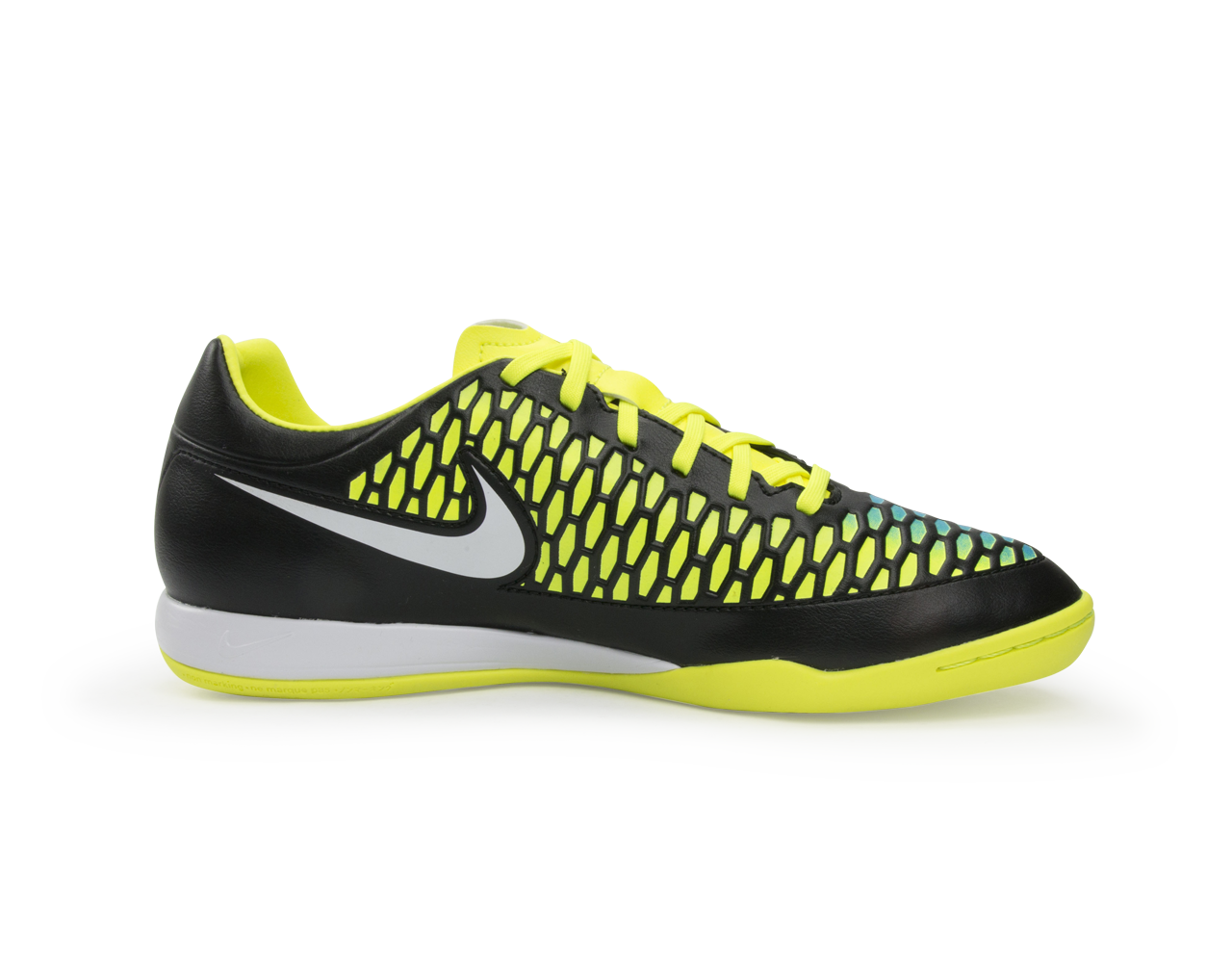 Nike, Chaussures de football d'intérieur Nike Magista Onda Hommes Noir/Volt/Bleu Lagoon