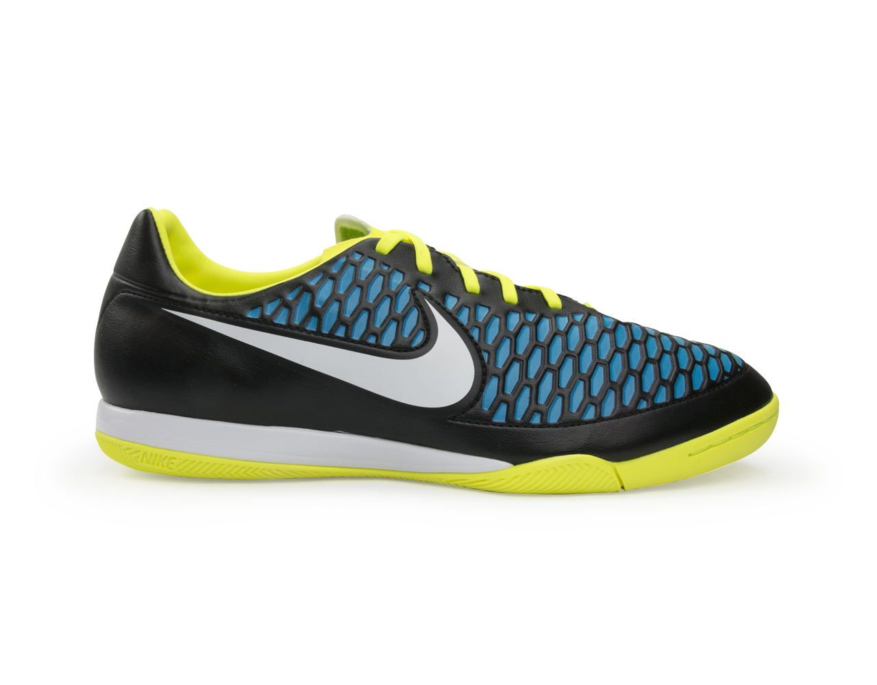 Nike, Chaussures de football d'intérieur Nike Magista Onda Hommes Noir/Volt/Bleu Lagoon