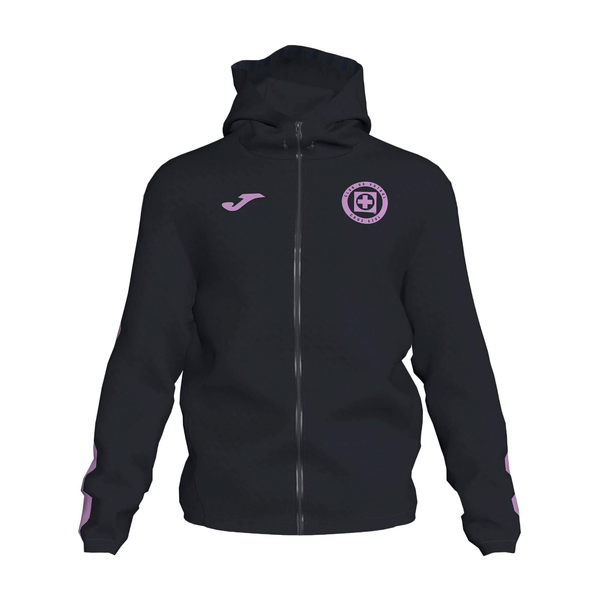 Joma, Joma Hommes Manteau de pluie d'entraînement Cruz Azul Noir/Pourpre