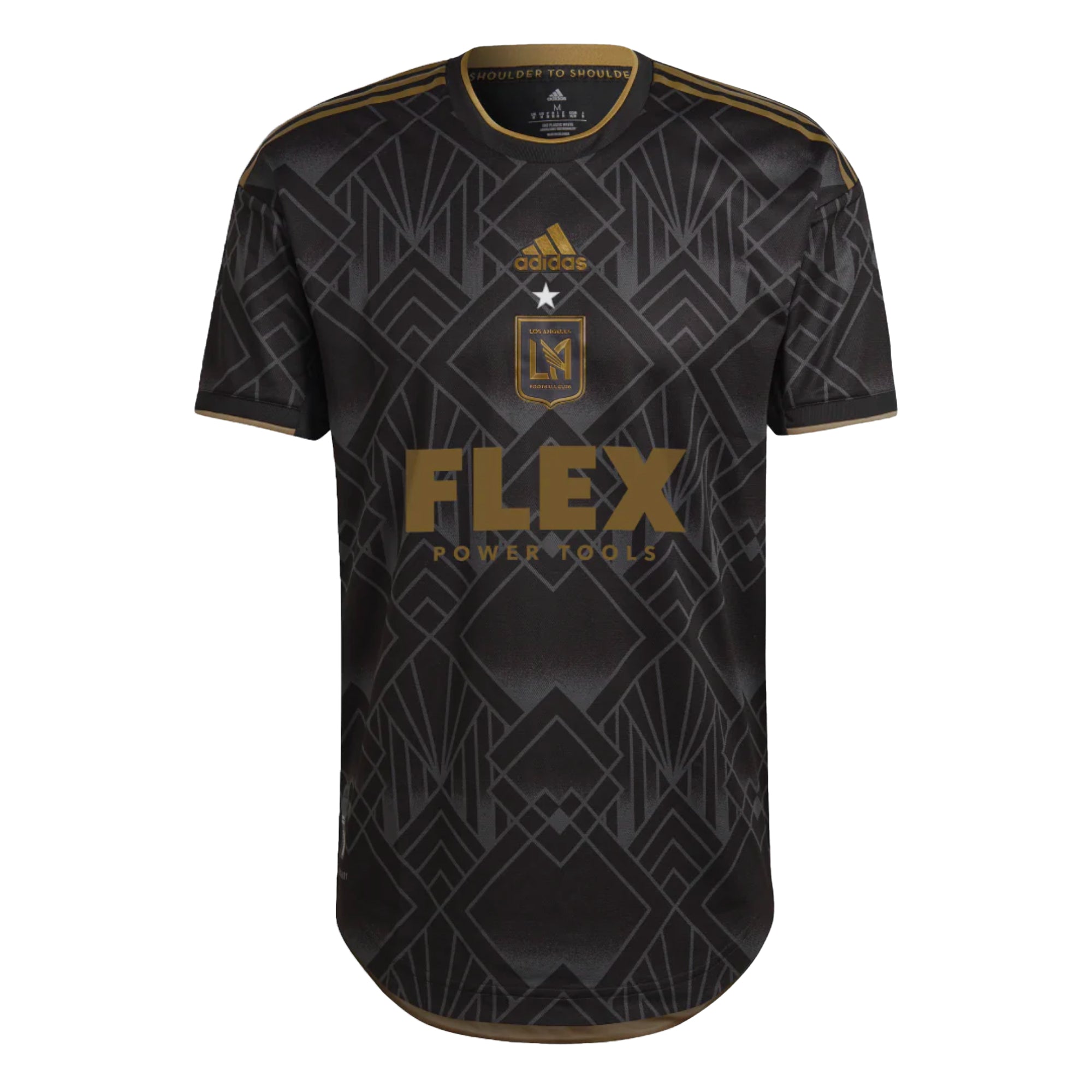 adidas, Maillot adidas Hommes LAFC 2023/24 Authentic Home Noir/Or