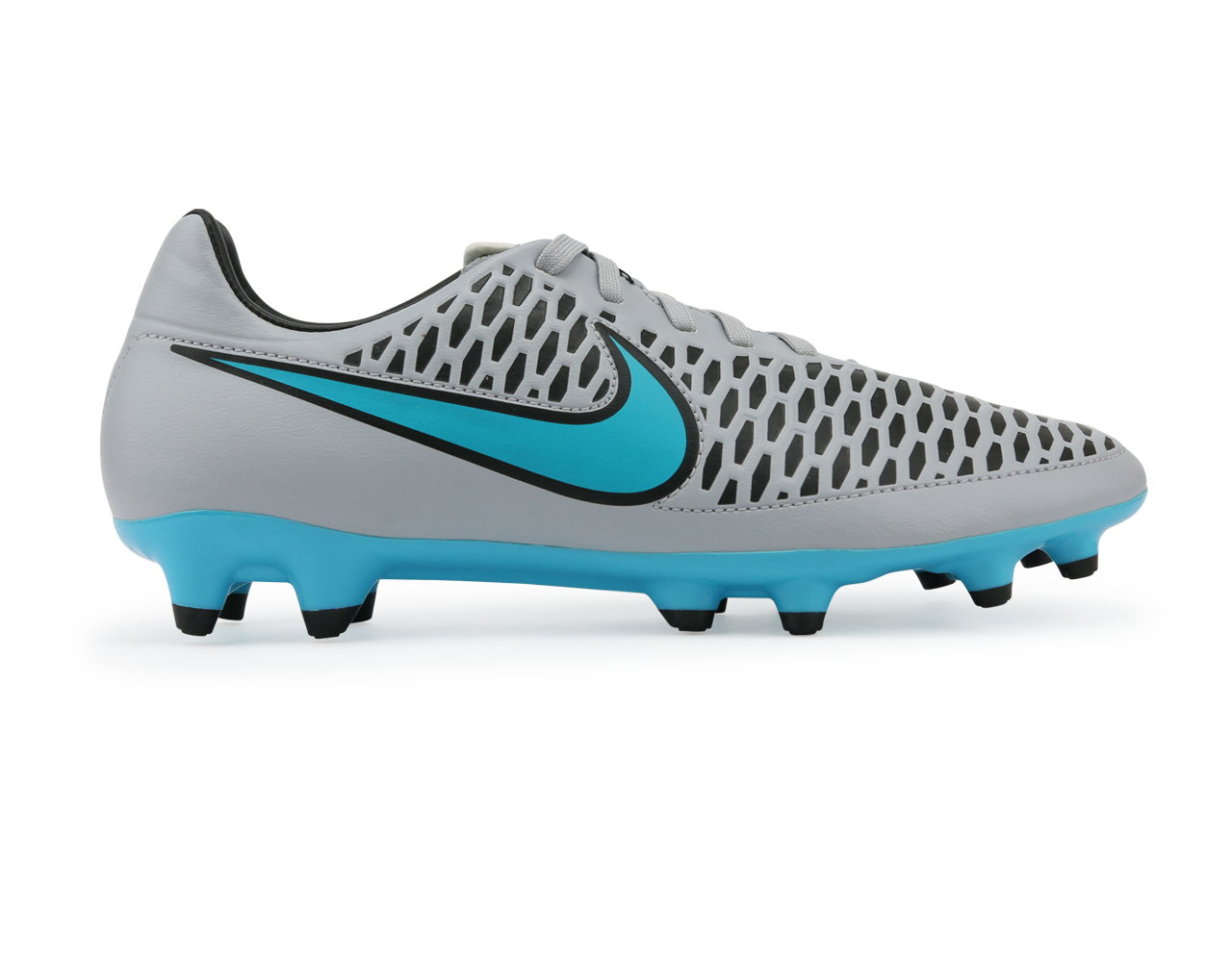 Nike, Nike Hommes Magista Onda FG Gris Loup/Noir/Bleu Turquoise