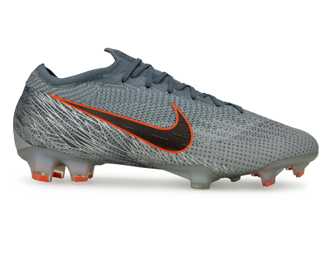 Nike, Nike Hommes Mercurial Vapor 12 Elite FG Gris Loup/Bleu Armoire