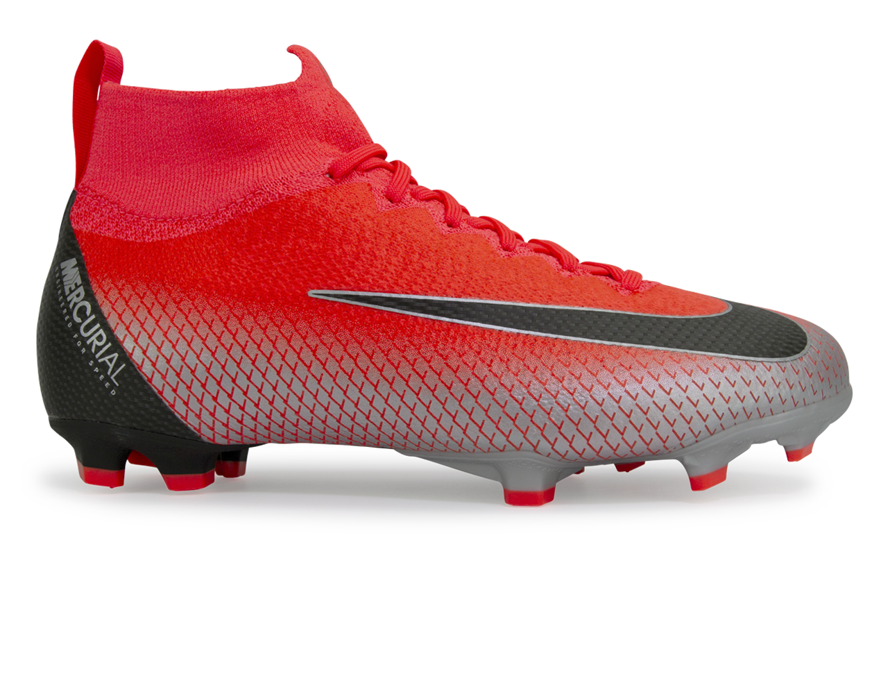 Nike, Nike Kids Mercurial CR7 Superfly 6 Elite FG Bright Crimson/Black