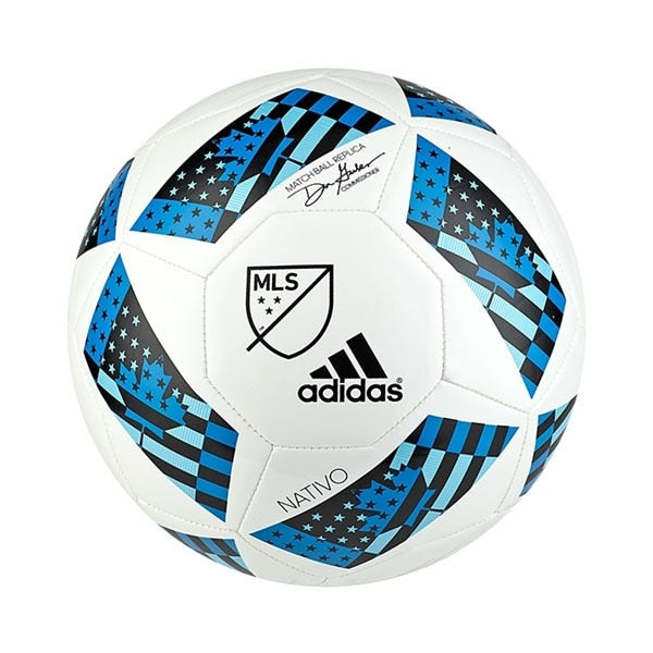 adidas, adidas 16 MLS Glider Ball Blanc/Bleu Choc/Noir