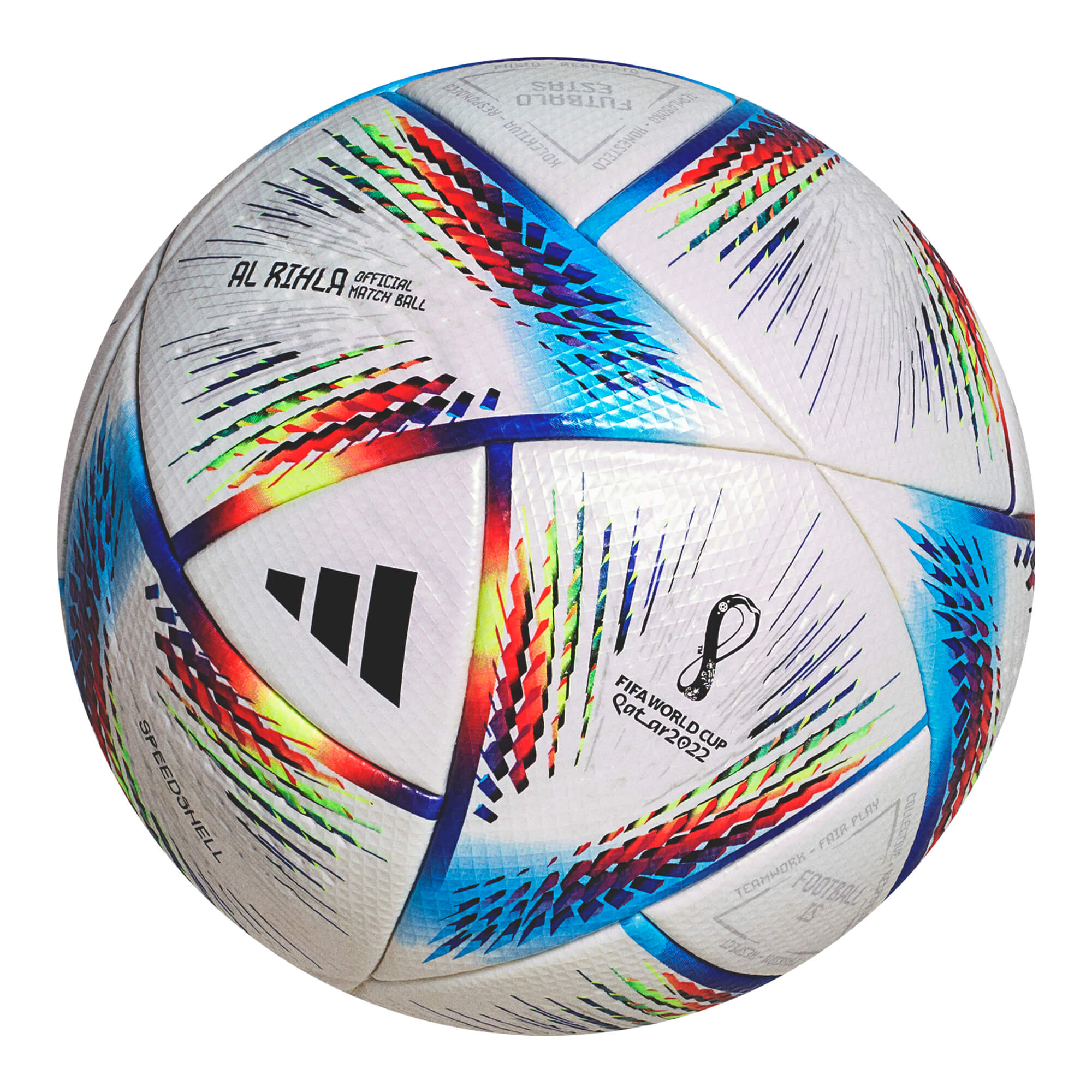 adidas, adidas Al Rihla World Cup 2022 Ballon de match officiel Blanc/Panton