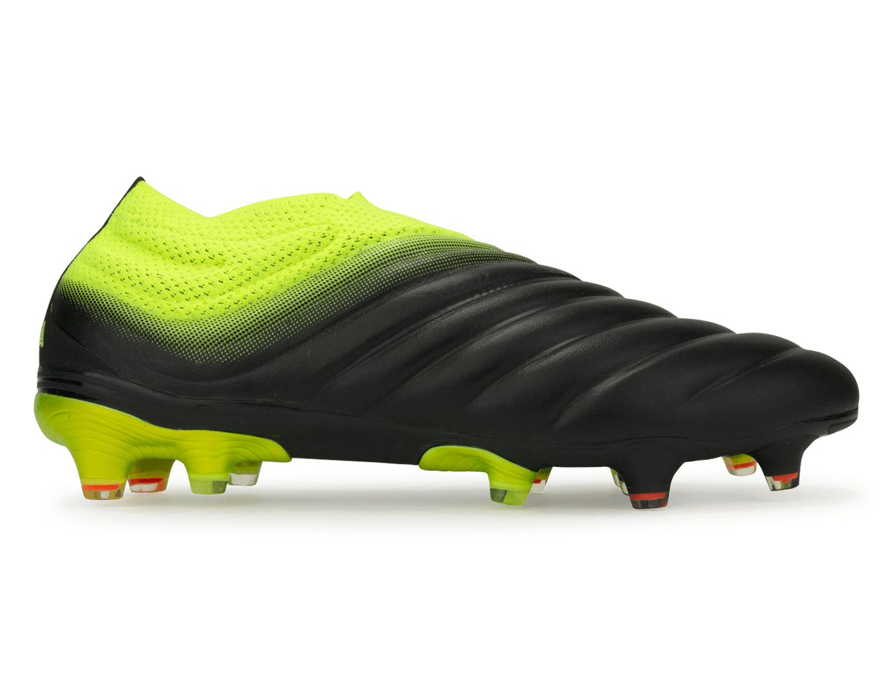 adidas, adidas Copa 19+ FG Hommes Noir Core/Jaune Solaire