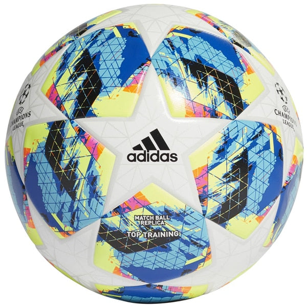 adidas, adidas Finale 19 Ballon d'Entraînement Blanc/Cyan Clair/Jaune Solaire/Rose Choc