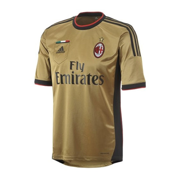 adidas, adidas Hommes AC Milan 13/14 Third Jersey Dark Football Gold/Black