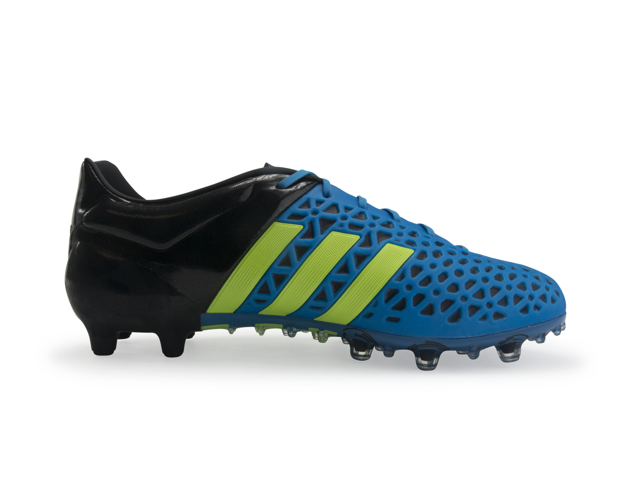 adidas, adidas Hommes ACE 15.1 FG/AG Bleu Solaire/Jaune Collier/Noir Central