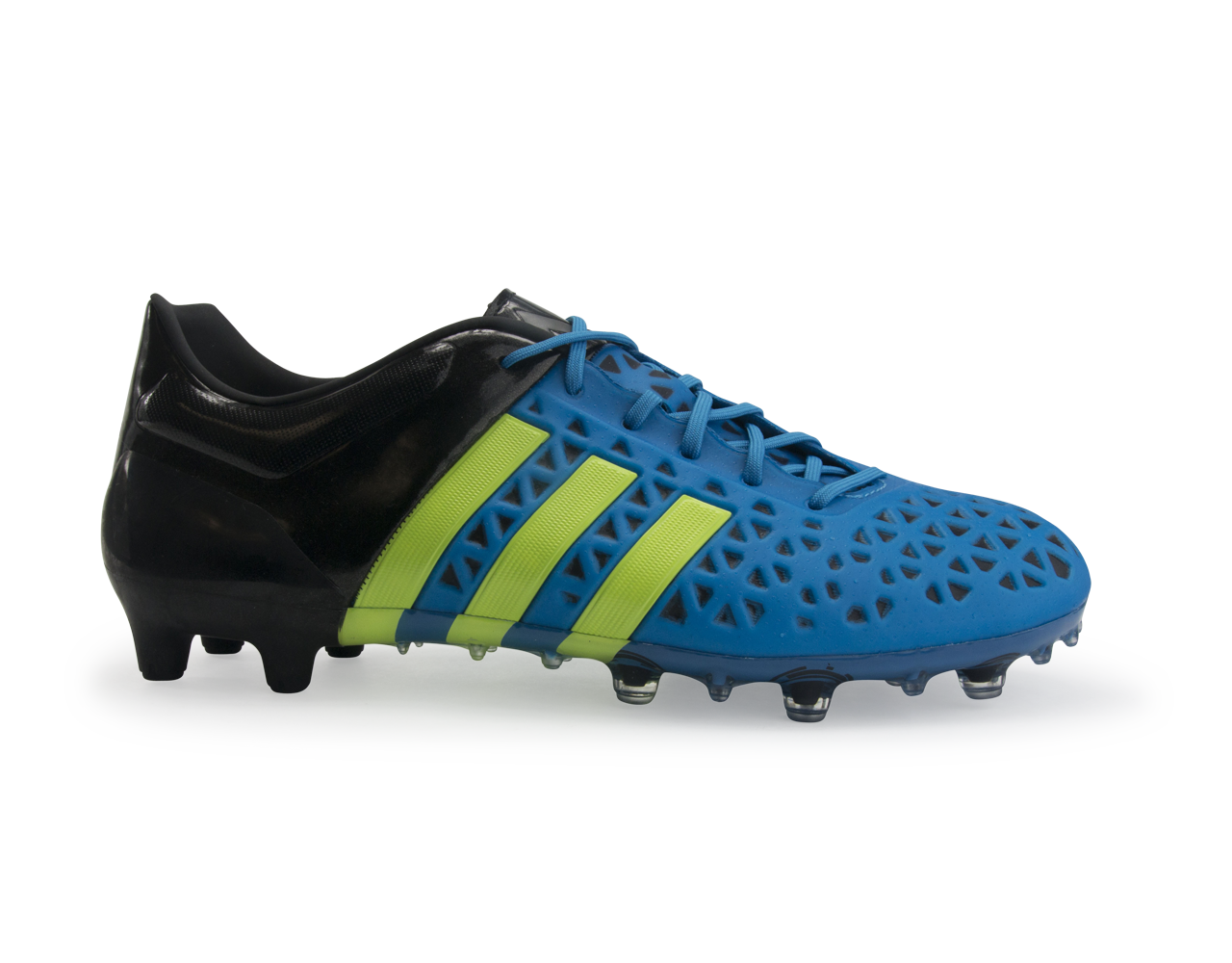 adidas, adidas Hommes ACE 15.1 FG/AG Bleu Solaire/Jaune Collier/Noir Central