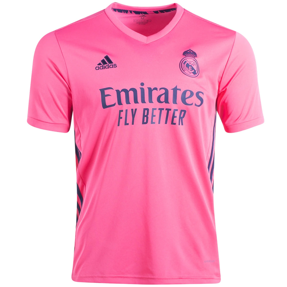 Football Azteca, adidas Kids Real Madrid 2020/21 Away Jersey Spring Pink